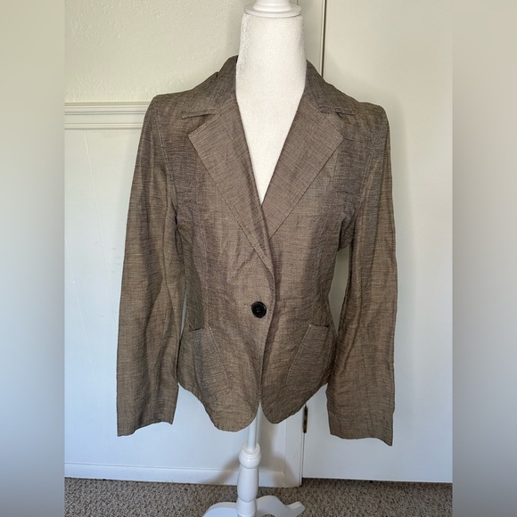 Joseph A Tan Blazer Tailored Suit Jacket size 6 new with tag - Picture 1 of 10
